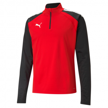 Puma teamLIGA Training Zip Top rot schwarz